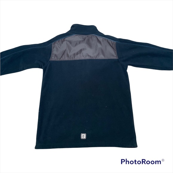 Boy’s Timberland fleece zippered jacket dark blue Large 14 / 16 - Picture 2 of 8